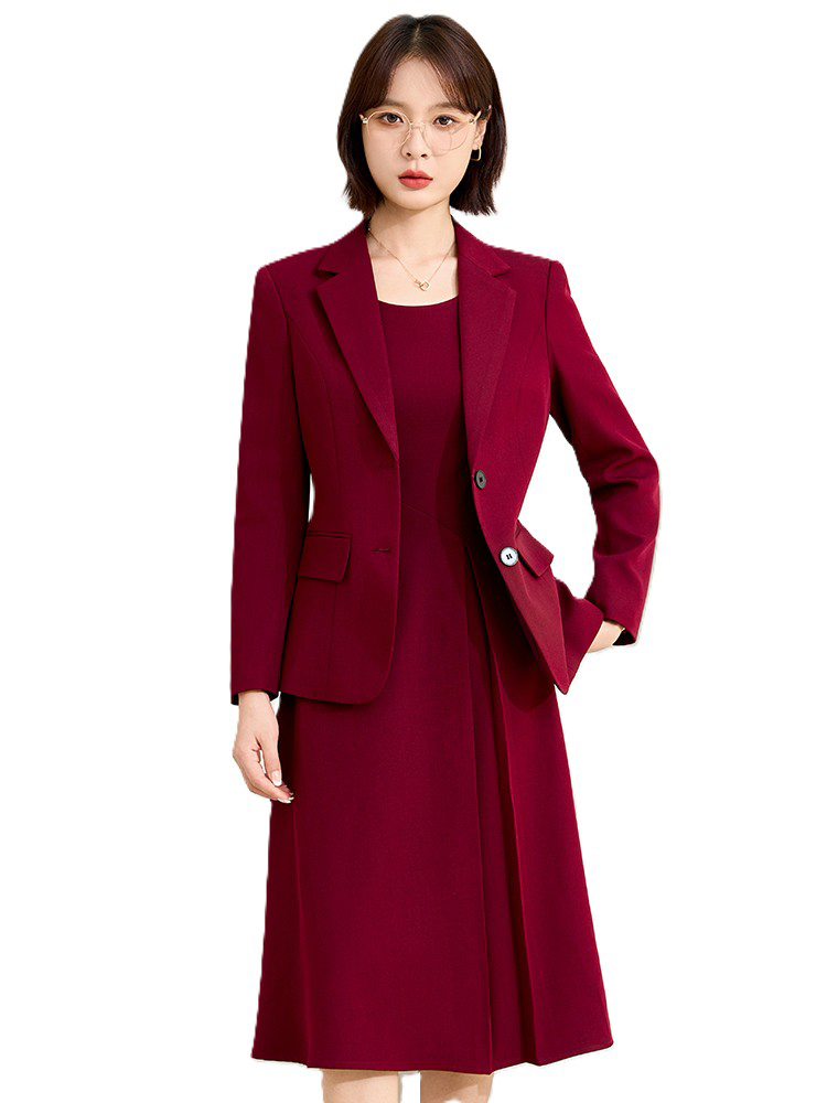 Women'S Red Formal Wear - Rot Grau Marine Büro Damen Rock