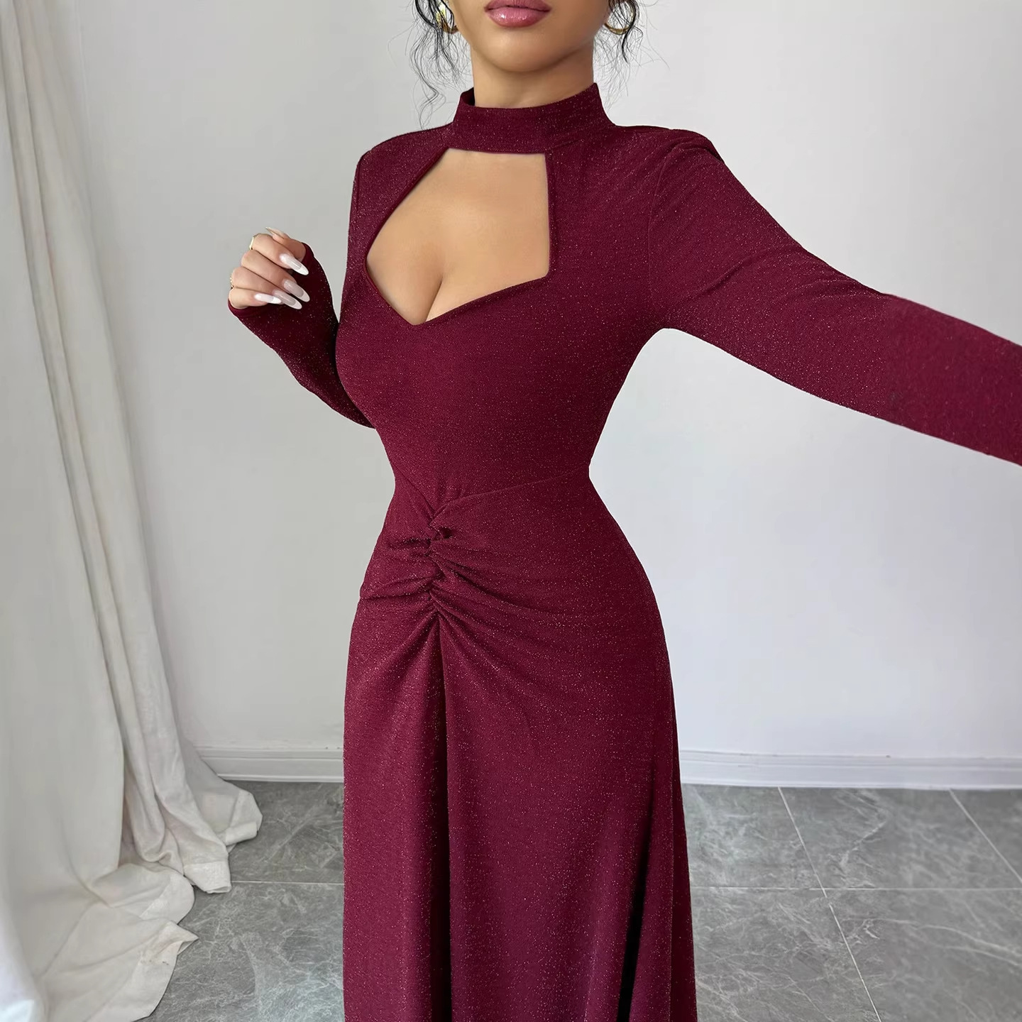 20256 Frühling Sexy Figurbeton – Midi Dress Bewertung und Preis