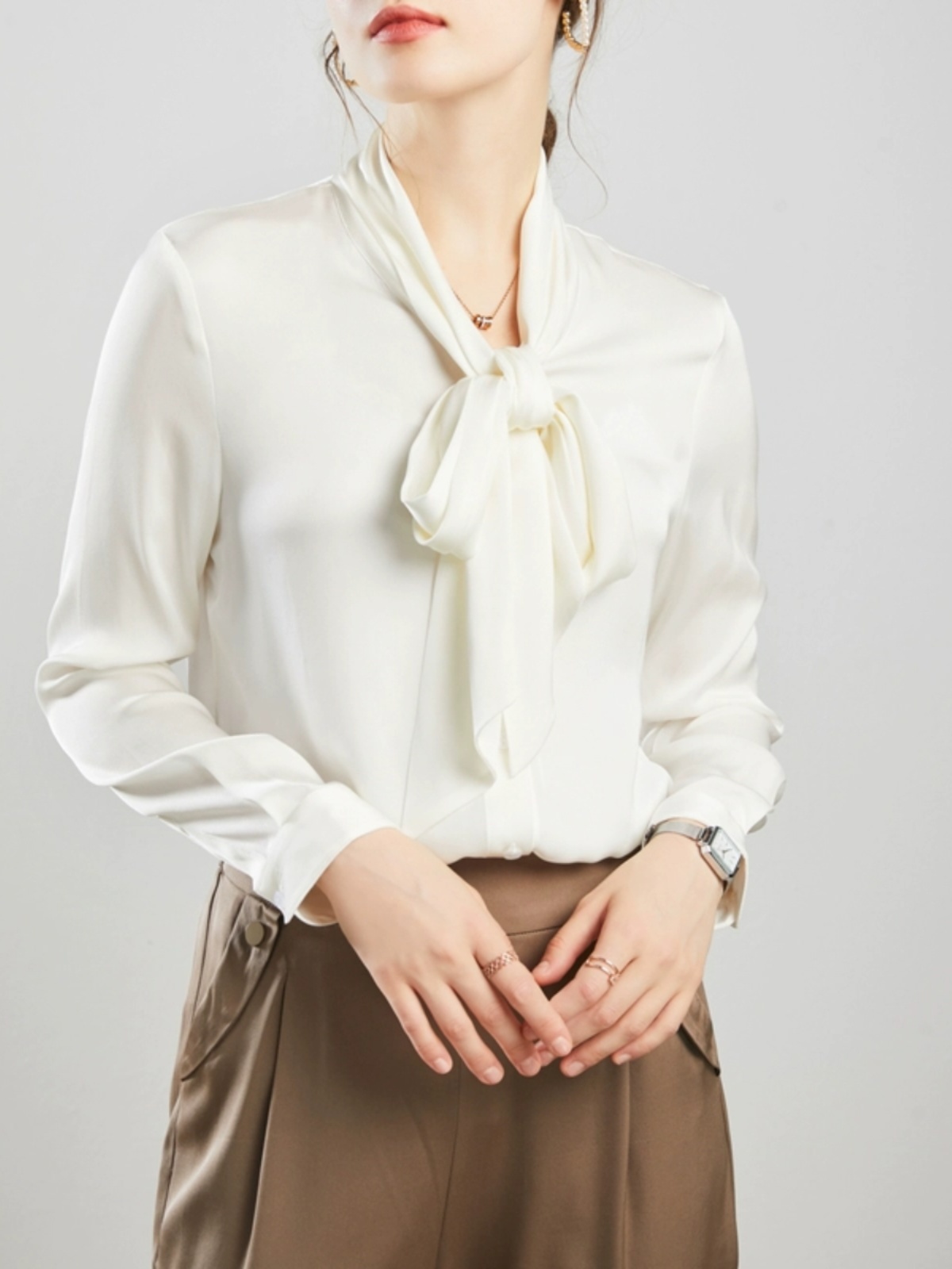 2026 Damen Weiße Seidenbluse 1 – Silk Blouse Bewertung und Preis