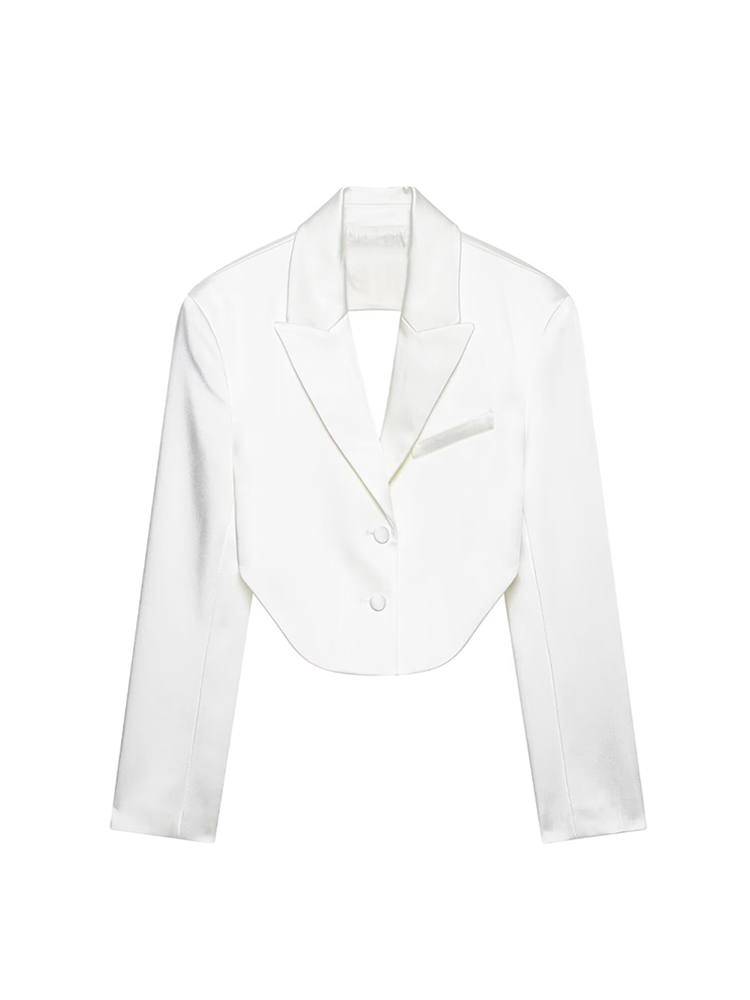 TFMLN Modisches Damen-Satin-Bl – Womens Blazer Bewertung und Preis