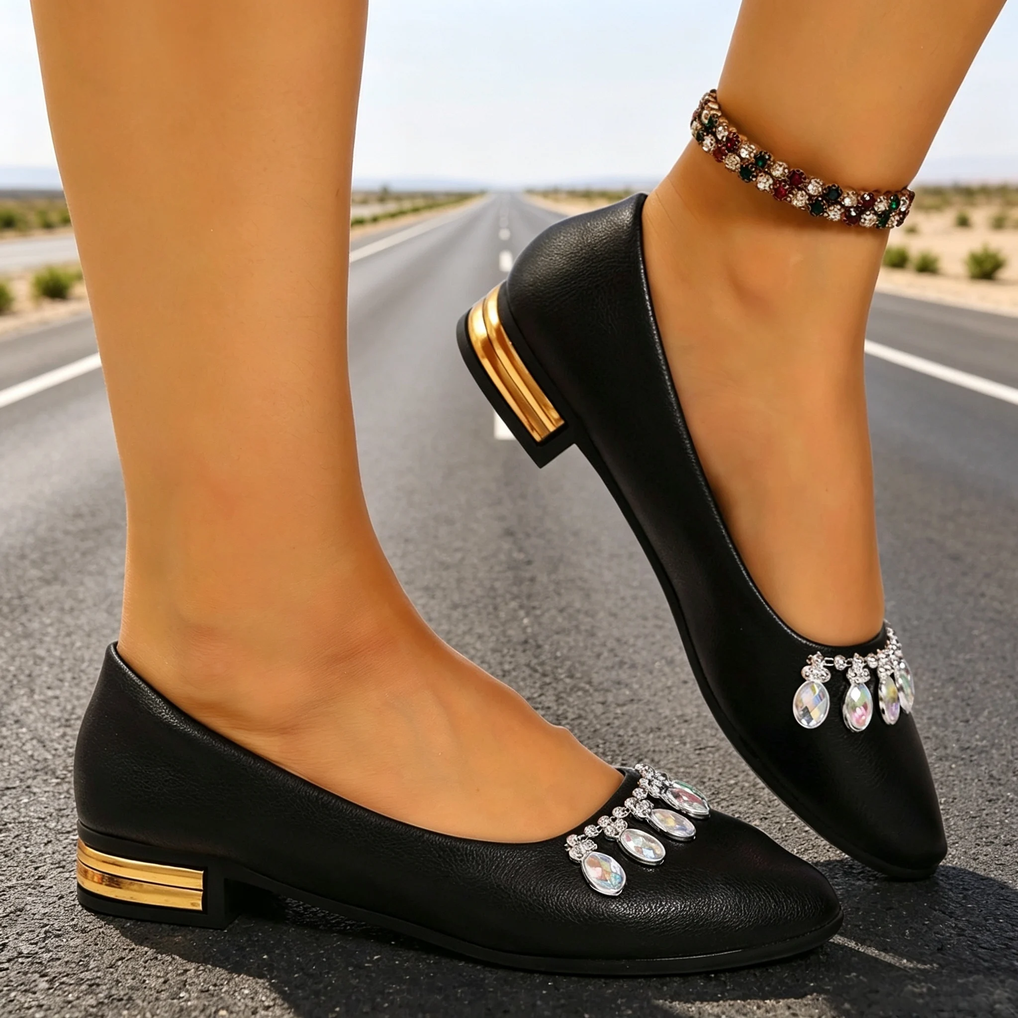 Damen Flache Schuhe mit Spitze – Womens Heels Bewertung und Preis