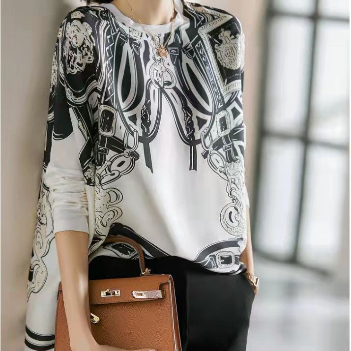 Simuliertes Seidenoberteil mit – Silk Blouse Bewertung und Preis