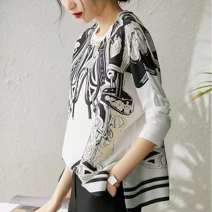 Simuliertes Seidenoberteil mit – Silk Blouse Bewertung und Preis