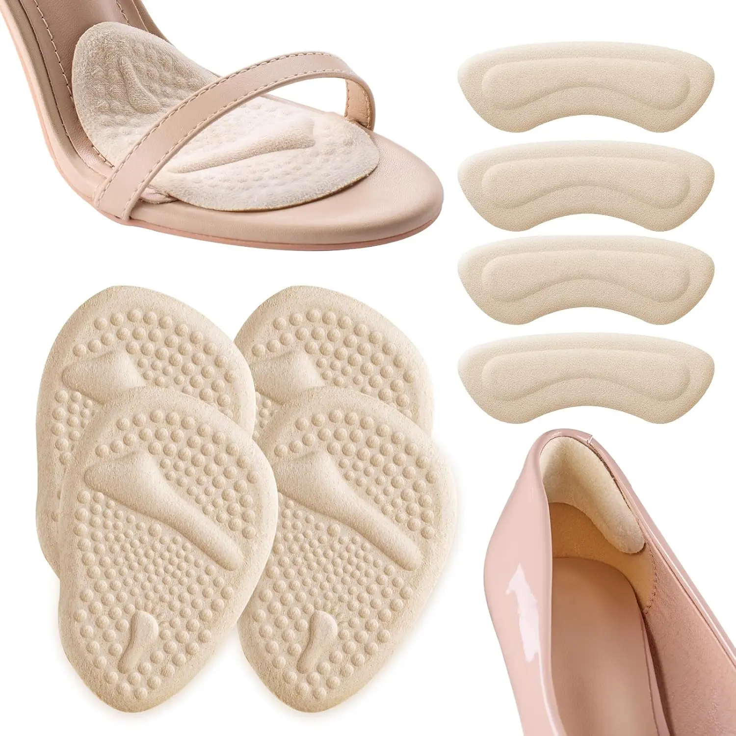 2 Sets Fersenpolster, Ballenki – Womens Heels Bewertung und Preis